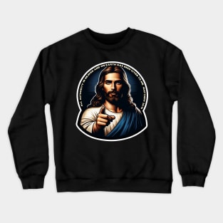 Matthew 28:18 All Authority In Heaven And On Earth Crewneck Sweatshirt